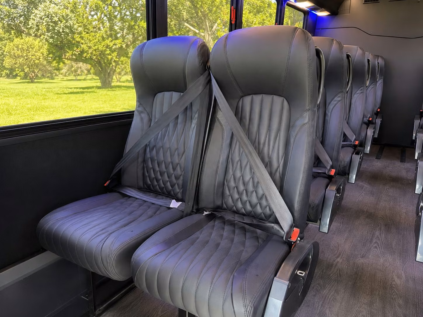 18 passenger minibus inside