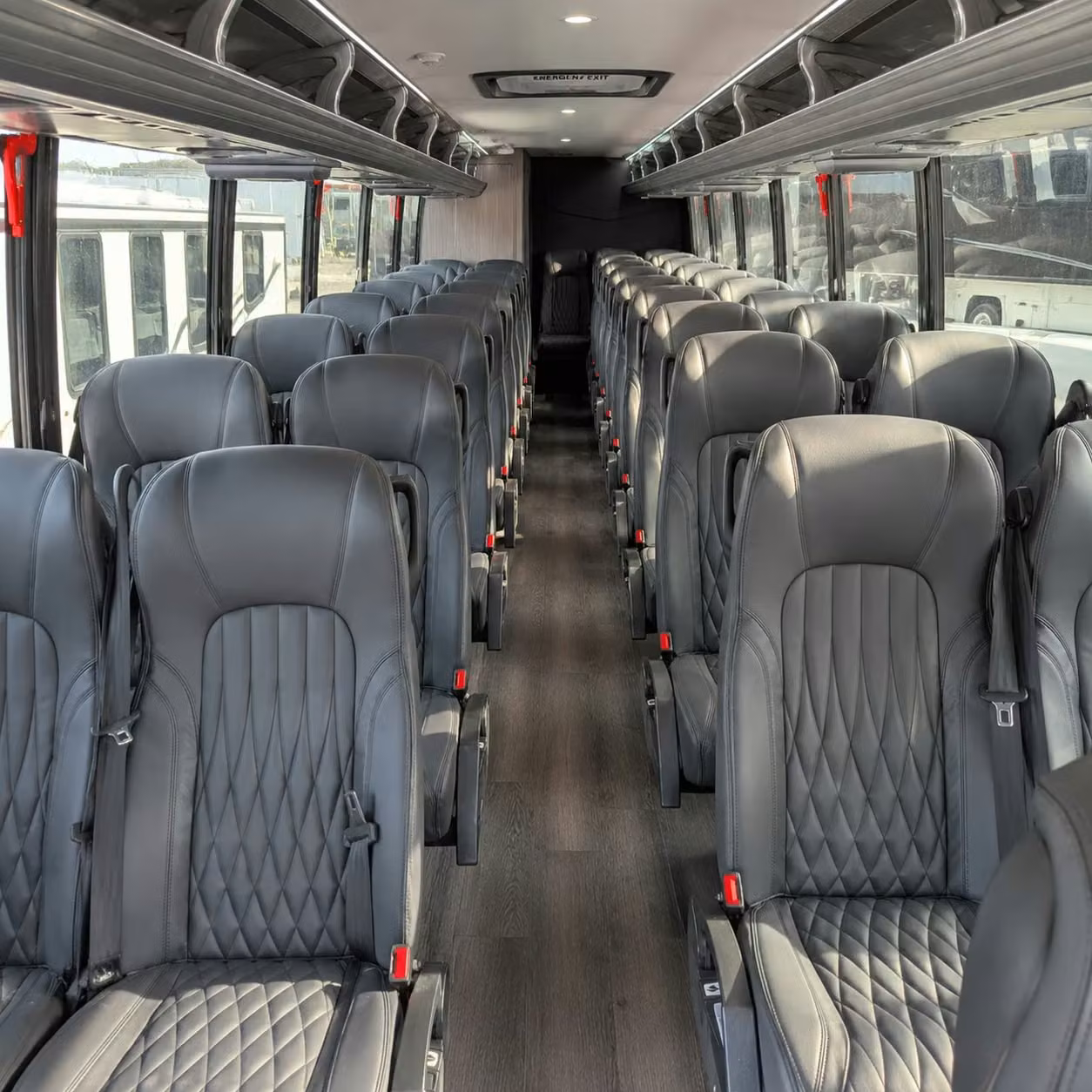 25 passenger minibus interior