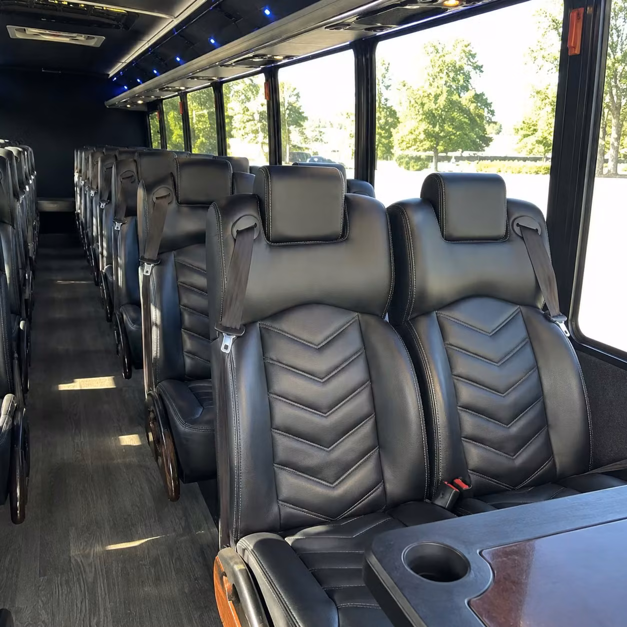 30 passenger minibus inside
