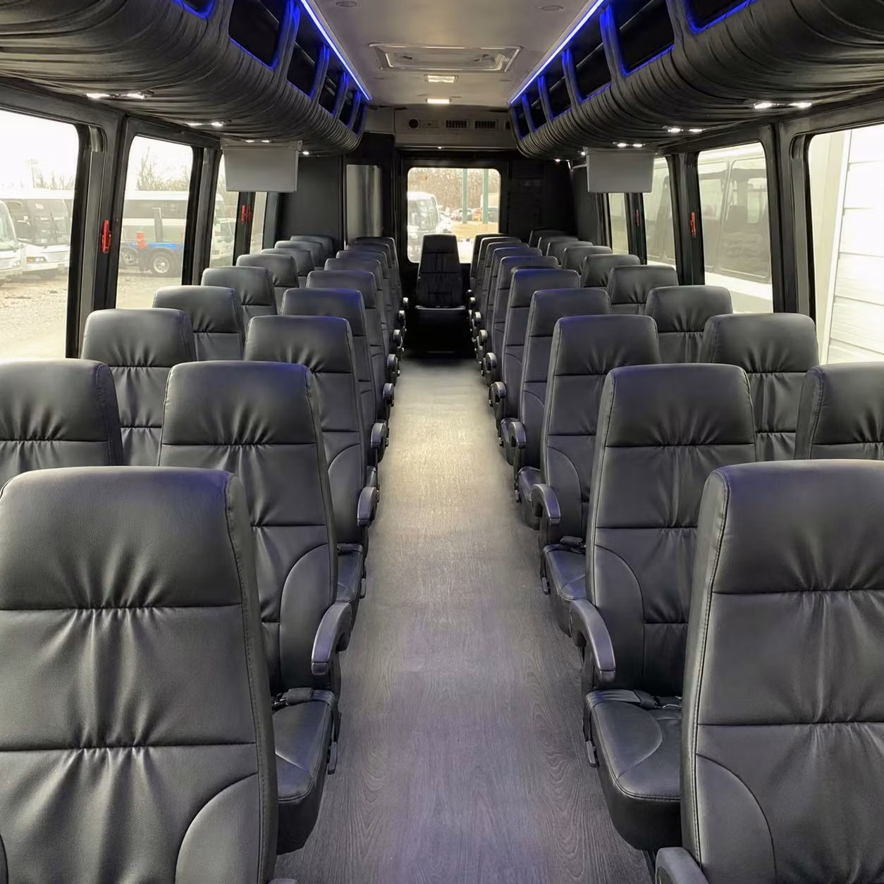 35 passenger minibus interior