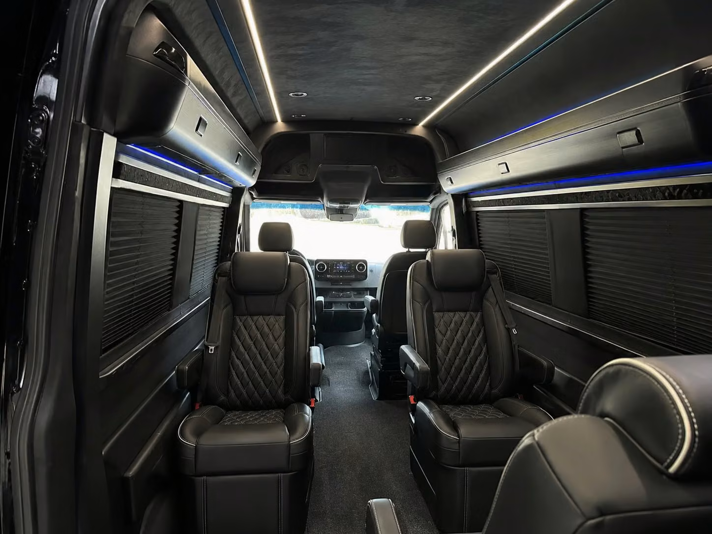 sprinter van with driver interior